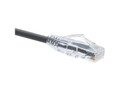 Unirise Usa, Llc Unirise Clearfit Cat6 Patch Cable, Black, Snagless, 6ft Part# 10055