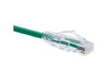 Unirise Usa, Llc Unirise Clearfit Cat6 Patch Cable, Green, Snagless, 2ft Part# 10075