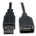 Tripp Lite Universal Reversible Usb 2.0 A-male To A-female Extension Cable - 10ft Part# UR024-010