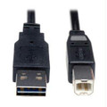 Tripp Lite Universal Reversible Usb 2.0 A-male To B-male Device Cable - 6ft Part# UR022-006