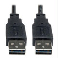 Tripp Lite 10ft Usb 2.0 Universal Reversible Connector Cable M/m 10inch Part# UR020-010