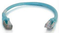 C2g C2g 35ft Cat6a Snagless Shielded (stp) Network Patch Cable - Aqua Part# 00756