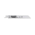 Klein Tools Reciprocating Saw Blades, 24 TPI, 6-Inch, 5-Pack, Part# 31734