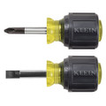 Klein Tools 2-Piece Stubby Screwdriver Set Part# 85071