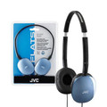 JVC America Flat Headphones - Blue Part# HAS160A