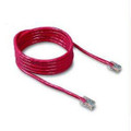 BELKIN CAT5e Patch Cable RJ45M/RJ45M 8 ft red Part# A3L791-08-RED