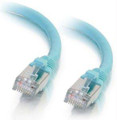 C2g 6in Cat6a Snagless Shielded (stp) Network Patch Cable - Aqua Part# 00977