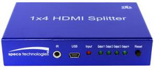 SPECO HD4SPL HDMI 1 to 4 Splitter, Part No# HD4SPL