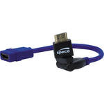 SPECO HDM2FSW.5 360 Degree Swivel HDMI w/6" Cable - Male to Female, Part No# HDM2FSW.5