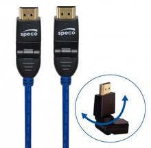 SPECO HDSW10 10' 360 Degree Swivel HDMI Cable - Male to Male, Part No# HDSW10