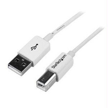 Startech 1m White Usb 2.0 A To B Cable -m/m, Part# USBPAB1MW