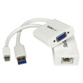 Startech Connect Your Macbook Pro To A Vga Projector Or Display And Add Ethernet + 1 Usb Part# MACPRMDPUGBK
