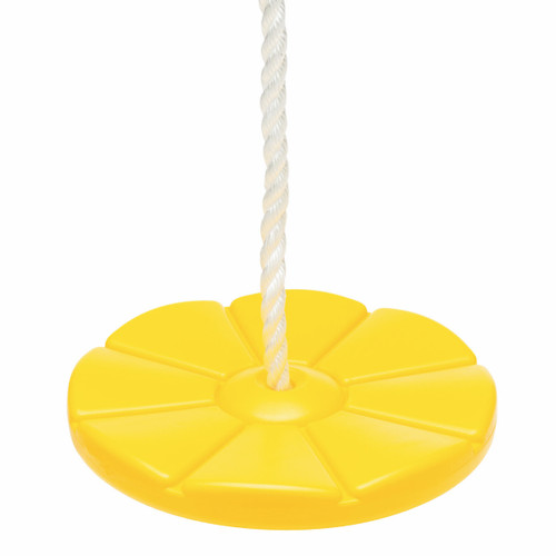 Daisy Disc Swing Seat with Rope (S-41R) - Yellow