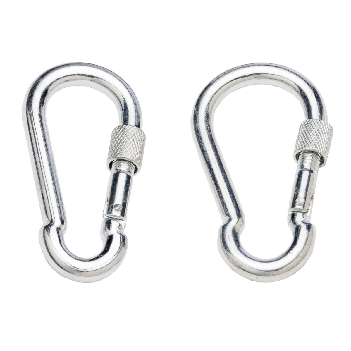 2x HARDWARE Spring Clip Snap Hooks Swing Seat Connector Playground Trapeze M36 