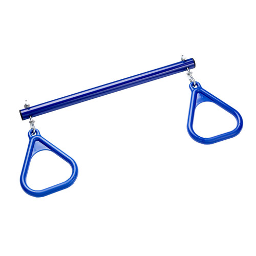 Trapeze Bar with Triangle Rings - Blue