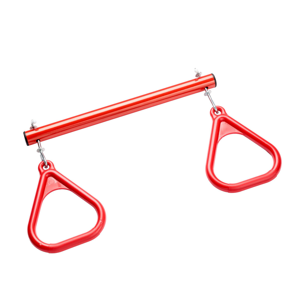 Trapeze Bar and Triangle Rings - Red