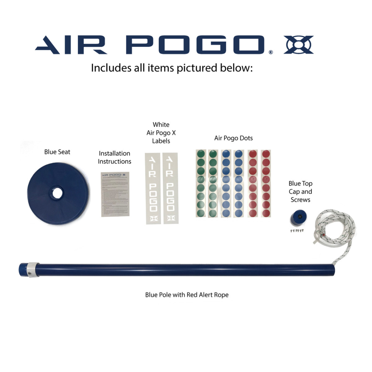 Air Pogo Xtreme Swing - Kit Contents