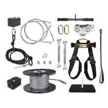 Ultimate Torpedo Zip Line Kit with Seat & Harness