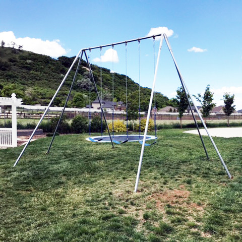 3 swing metal swing set