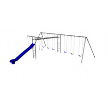Metal Super Swing Set with 6 Swings (CP-SS38)