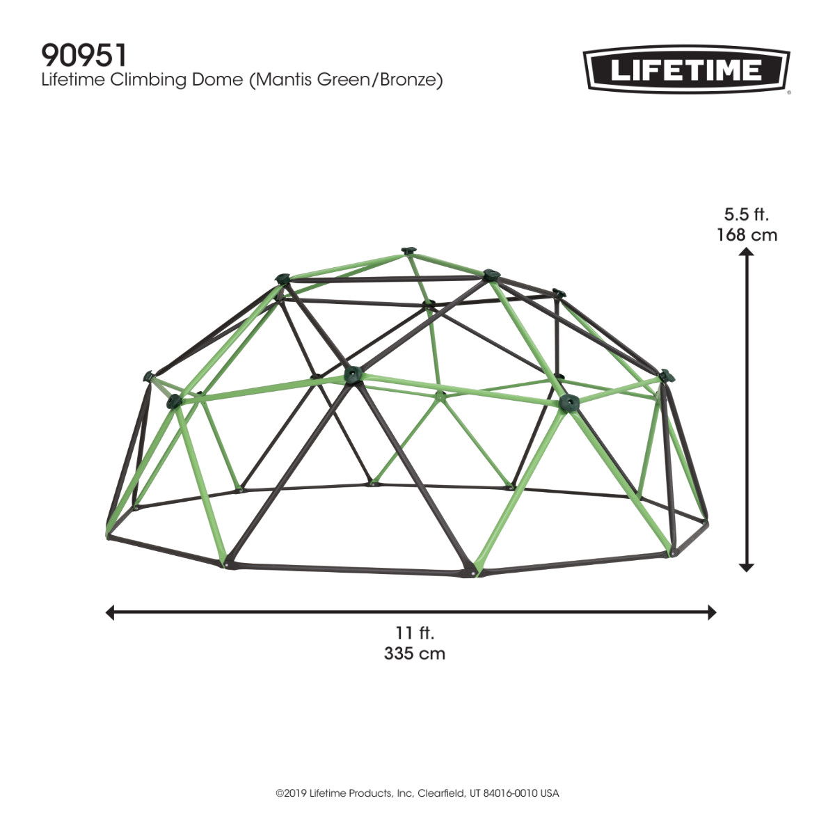 66" Extra Large Climbing Dome (90951)