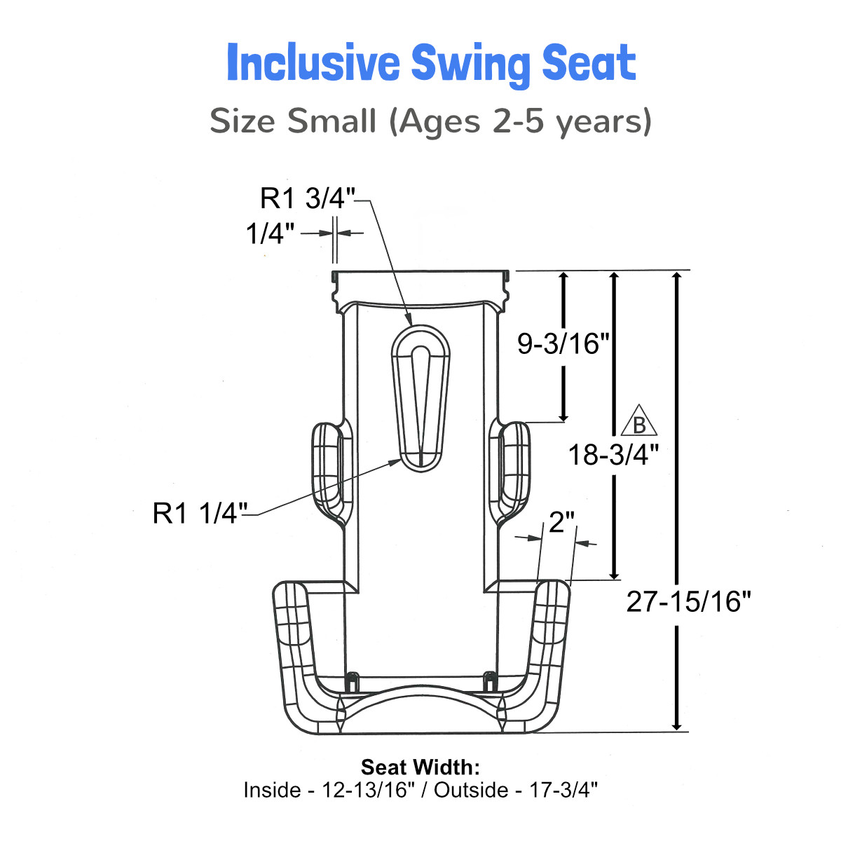 Inclusive ADA Swing Seat - Small