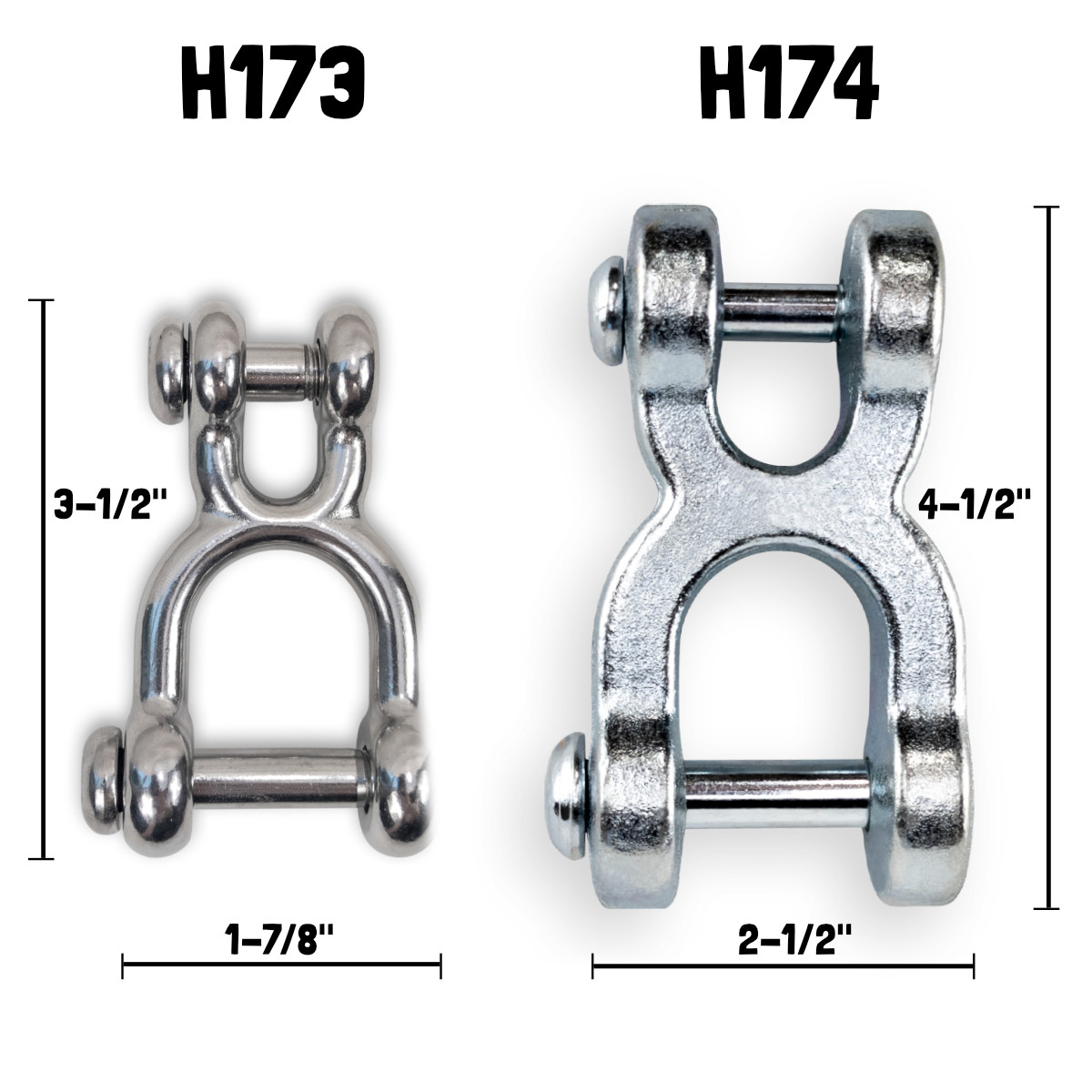 Large Double Clevis HShackle