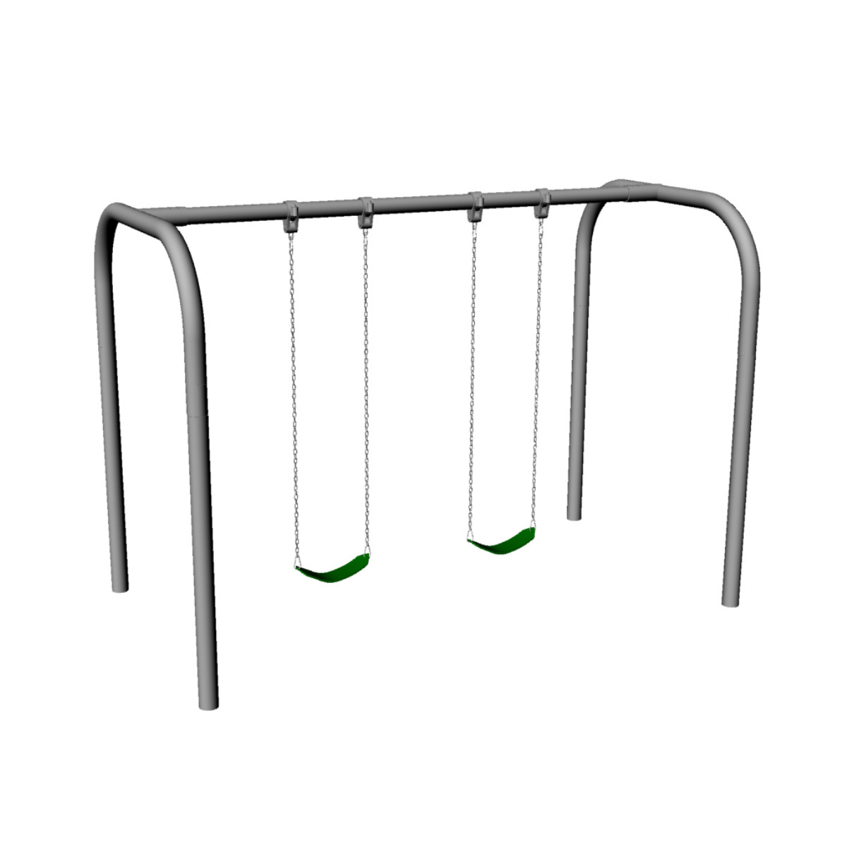 Arch Frame Swing Set with 2 Swings