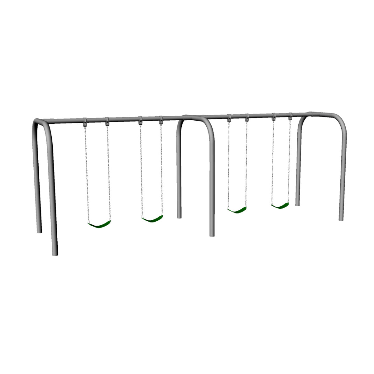 Arch Frame Swing Set with 4 Swings (CP-AR40)