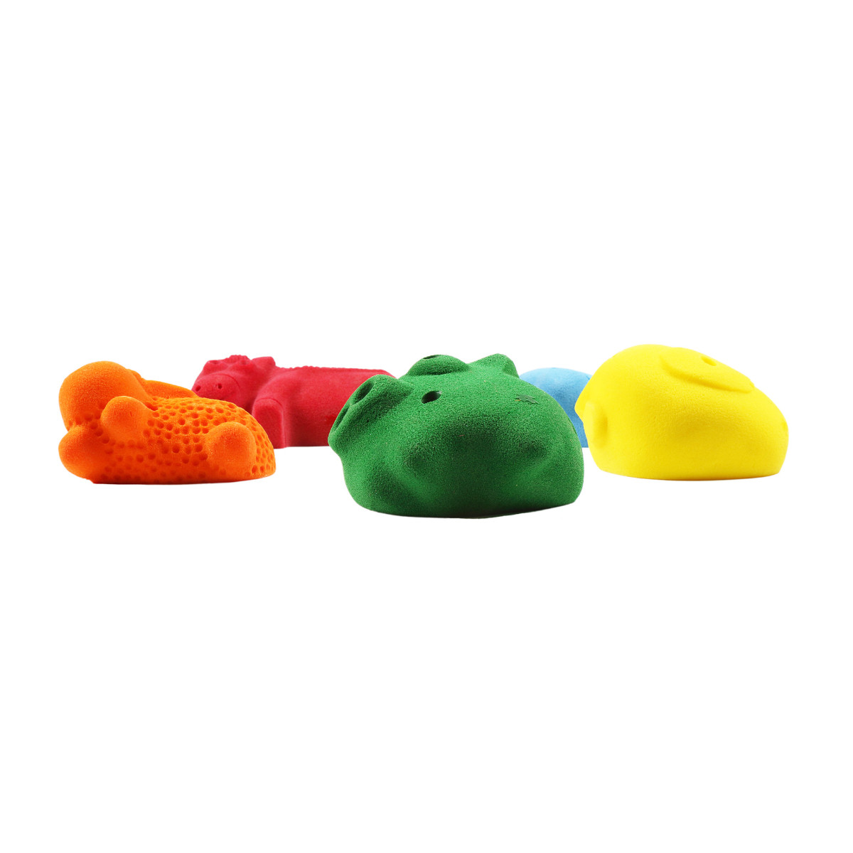 Farm Animal Climbing Holds - Screw-ons - Assorted Bright Tone Colors