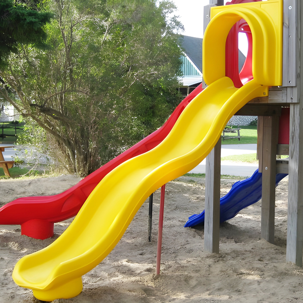 Commercial Double Wall Wave Slide