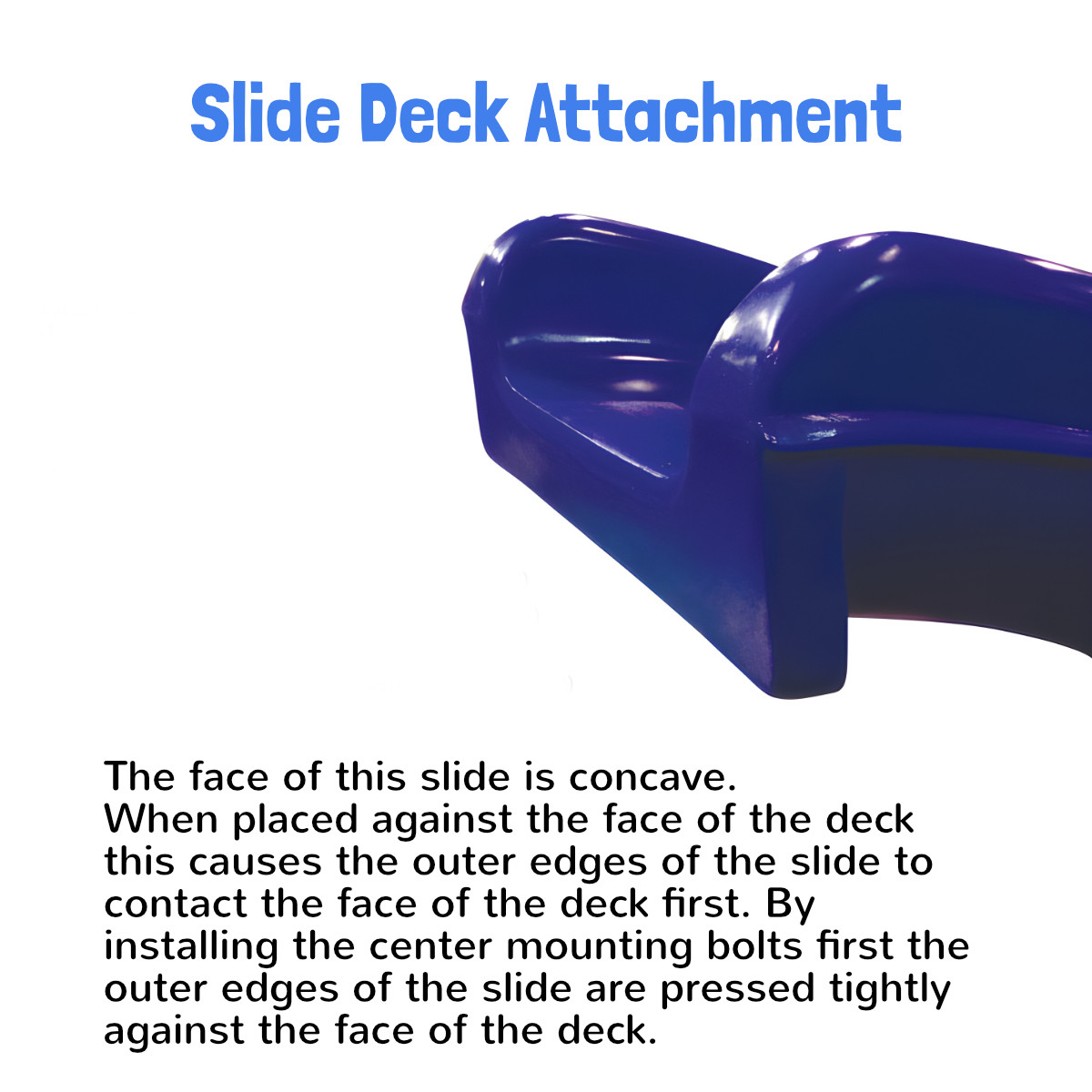 Commercial Double Wall Wave Slide Attachment