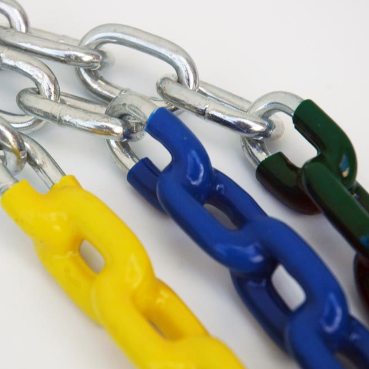 Partially Plastisol Coated Swing Chain