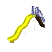 6' Bump Wave Slide with 3.5" Posts