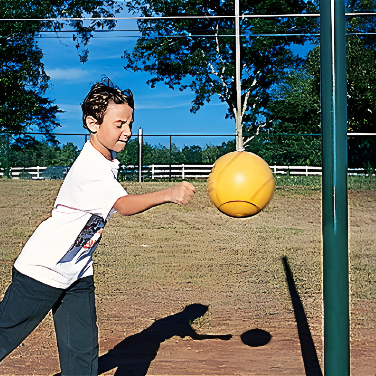 Commercial Tether Ball with Post for Playground