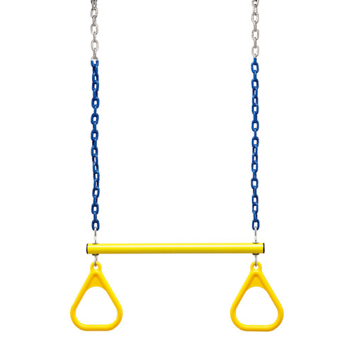 Trapeze Bar and Triangle Rings with 3'6" Plastisol Chain (C-172R)