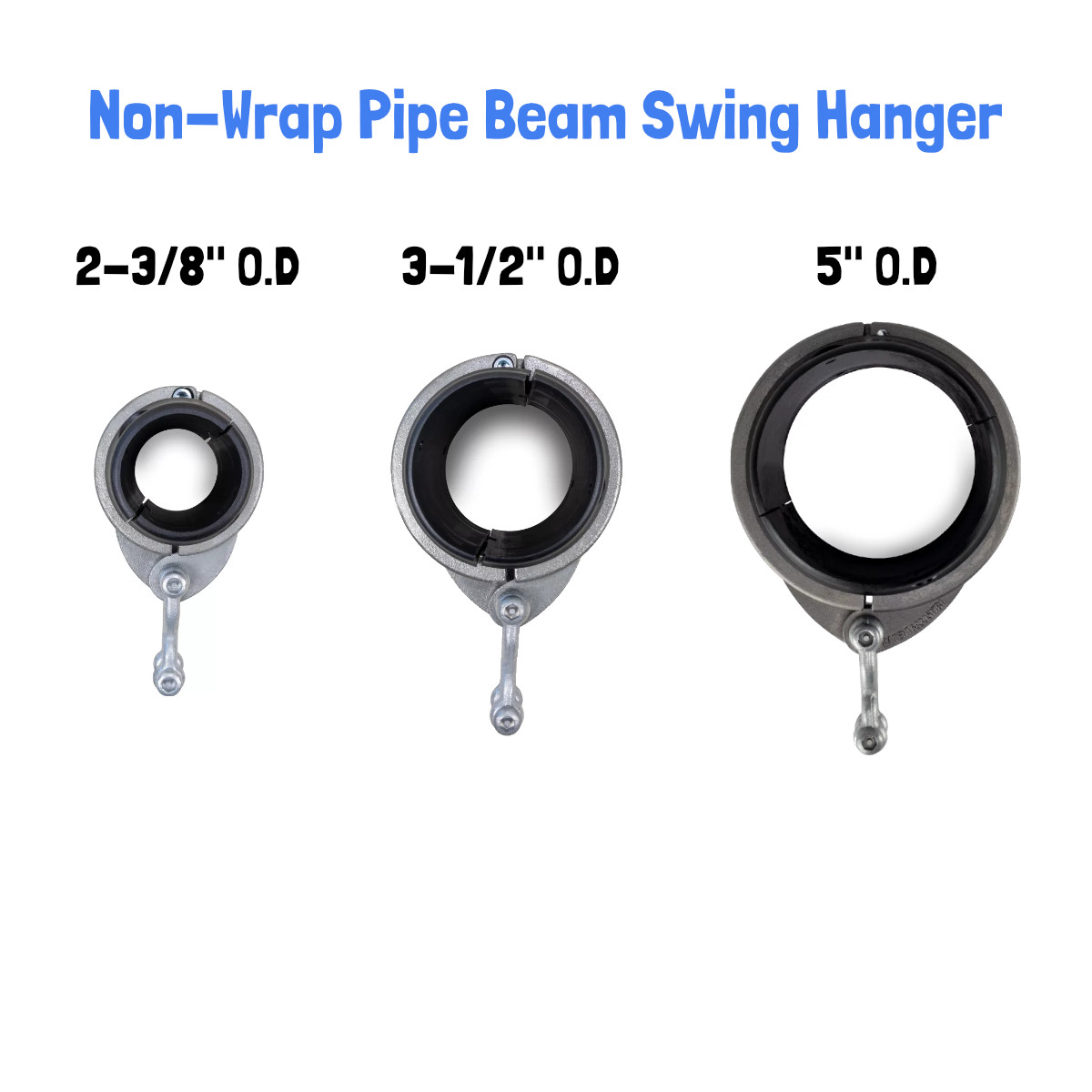 Non-Wrap Pipe Beam Swing Hanger 
