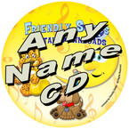 CUSTOM NAME - Friendly Songs Downloadable Personalized Music CD