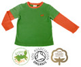 Little Boys Green Long Sleeve T Shirt
