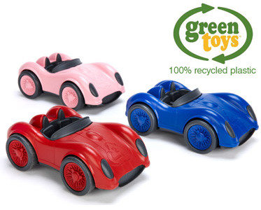 green race car toy