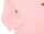 Long sleeve pink stripe bodysuit detail
