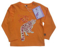 Animal Tails 'Snow Leopard' organic girls t-shirt