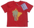 Animal Tails 'Asian Elephant' organic boys t-shirt