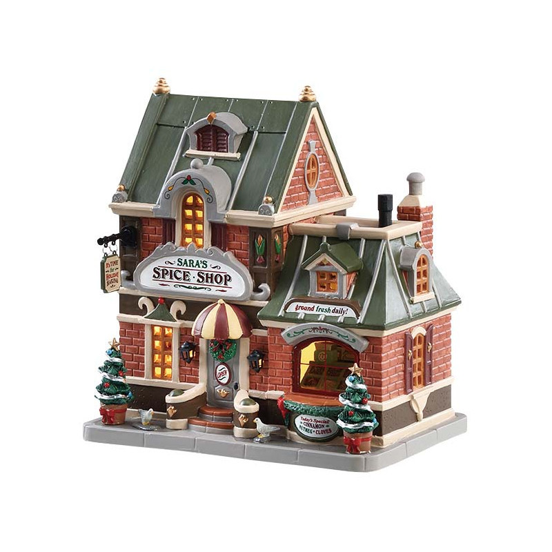 Lemax Village Collection Sara S Spice Shop 85370 House Of Holiday