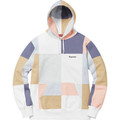 Supreme Patchwork Hooded Sweatshirt - White