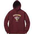 Supreme Centerpiece Hooded Sweatshirt - Burgundy
