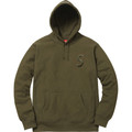 Supreme Tonal S Logo Hooded Sweatshirt - Dark Olive
