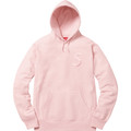 Supreme Tonal S Logo Hooded Sweatshirt - Pale Pink