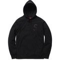 Supreme Tonal S Logo Hooded Sweatshirt - Black