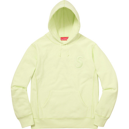 tonal s logo hooded sweatshirt